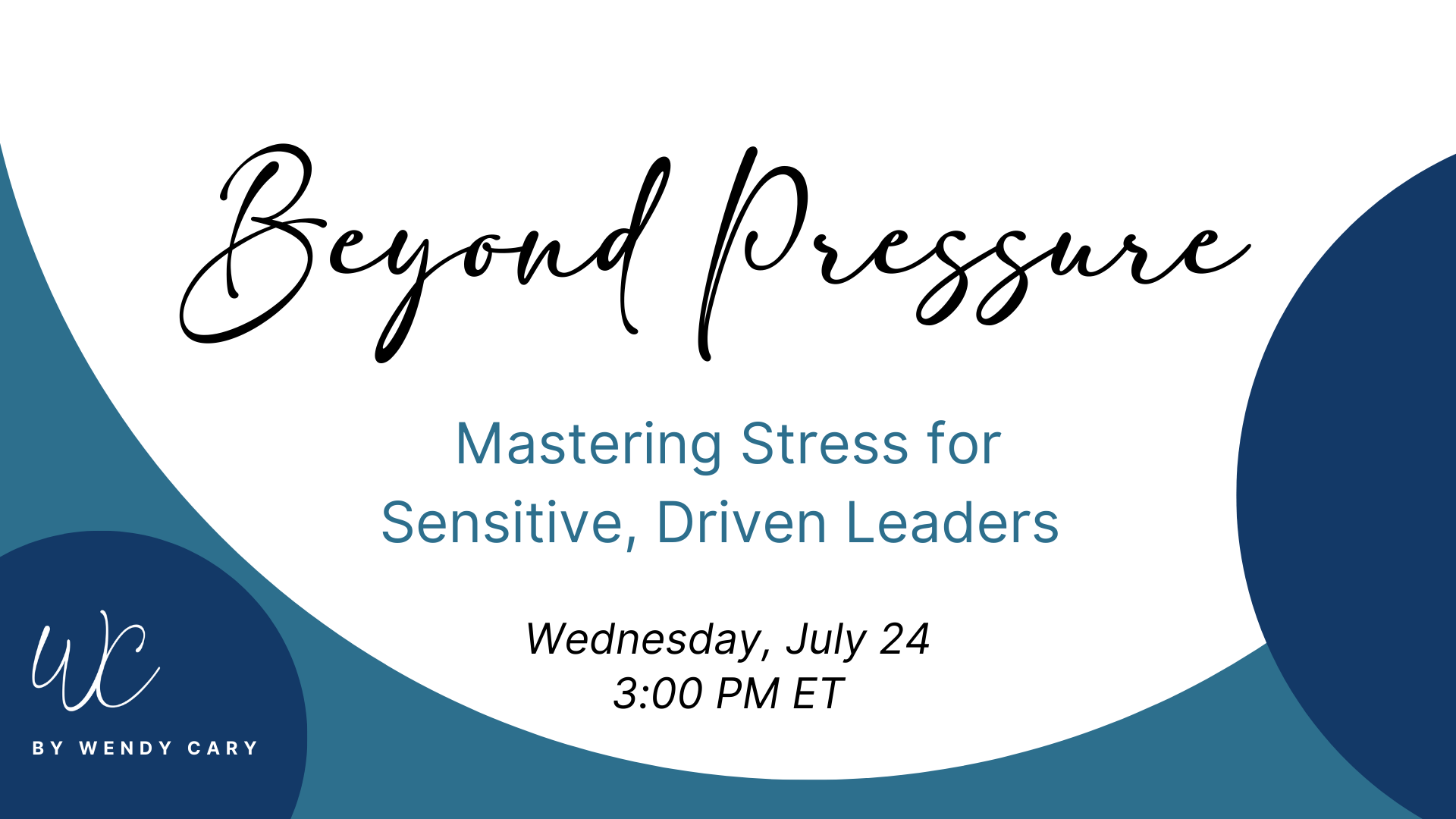 Beyond Pressure: Mastering Stress