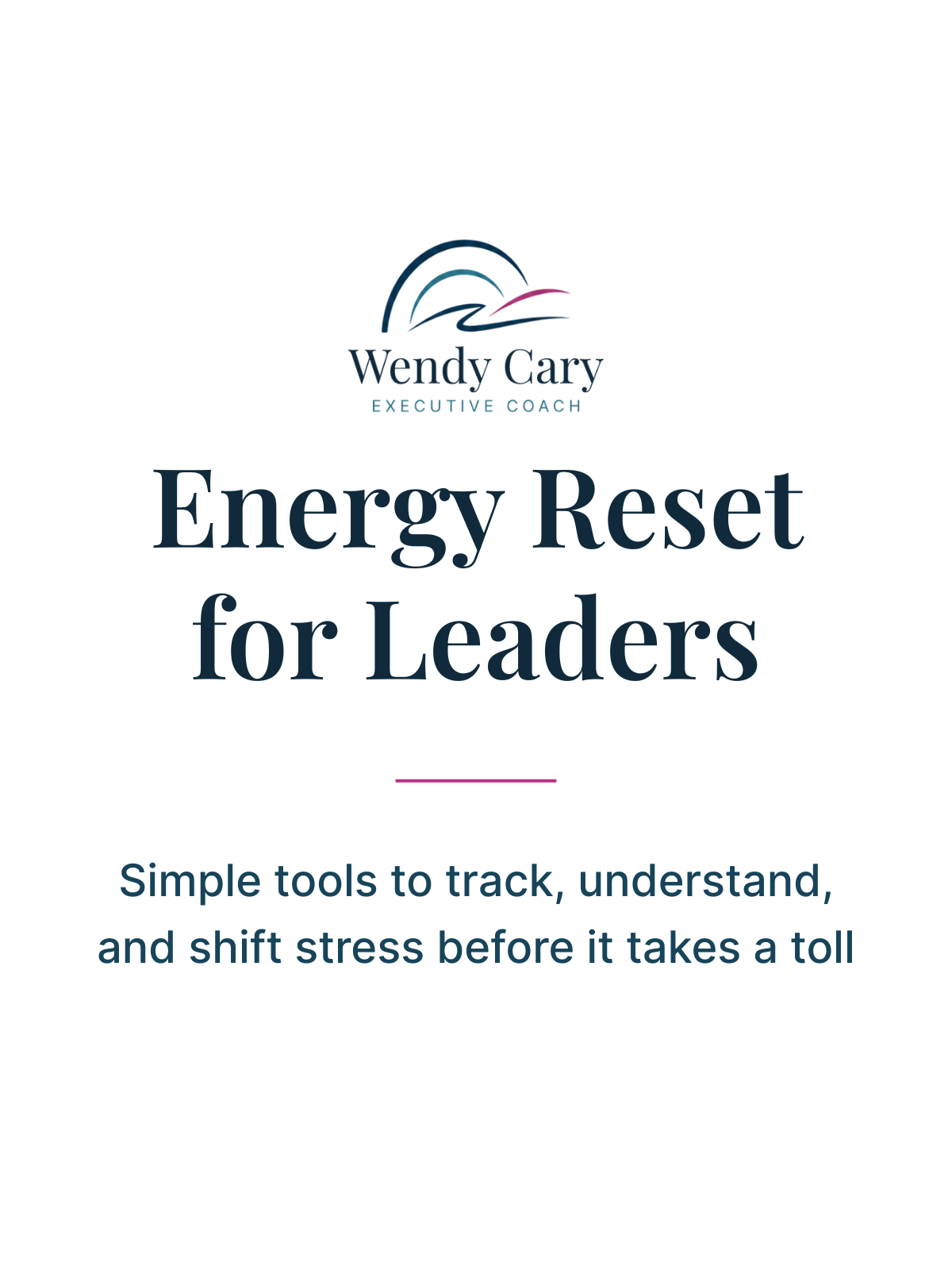 Energy Reset for Leaders cover image